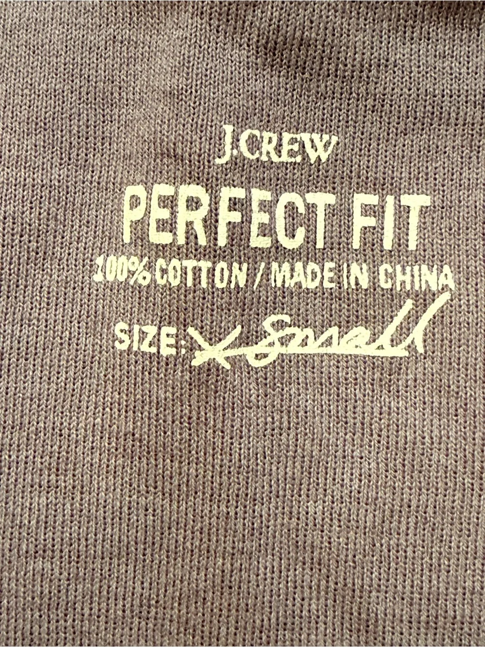 J. Crew Perfect Fit Gray Short Sleeve Crewneck Tee